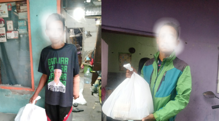 Penyaluran Paket Sembako untuk Warga RW 11 Kelurahan Tipes Kota Solo